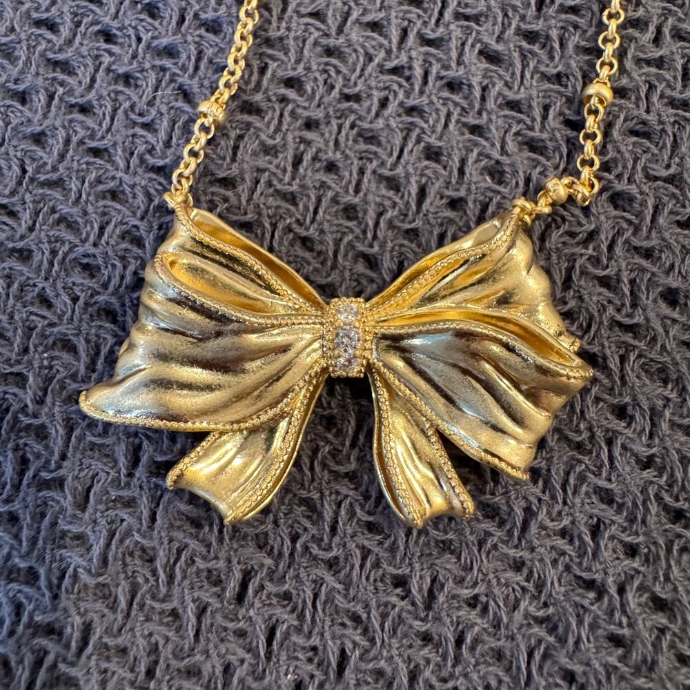 Kendra Scott LoveShack Fancy Bow Necklace